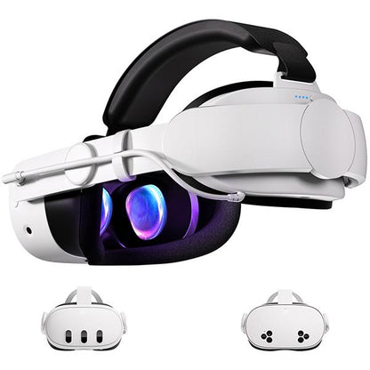 Head Strap with Battery Compatible with Meta/Oculus Quest 3S/Quest 3