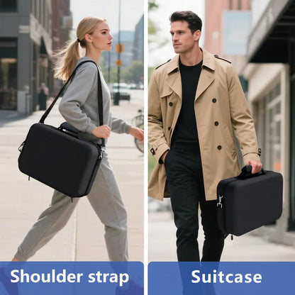 Hard Shell Carrying Case for PS5, Shockproof Travel Bag for Console & Accessories