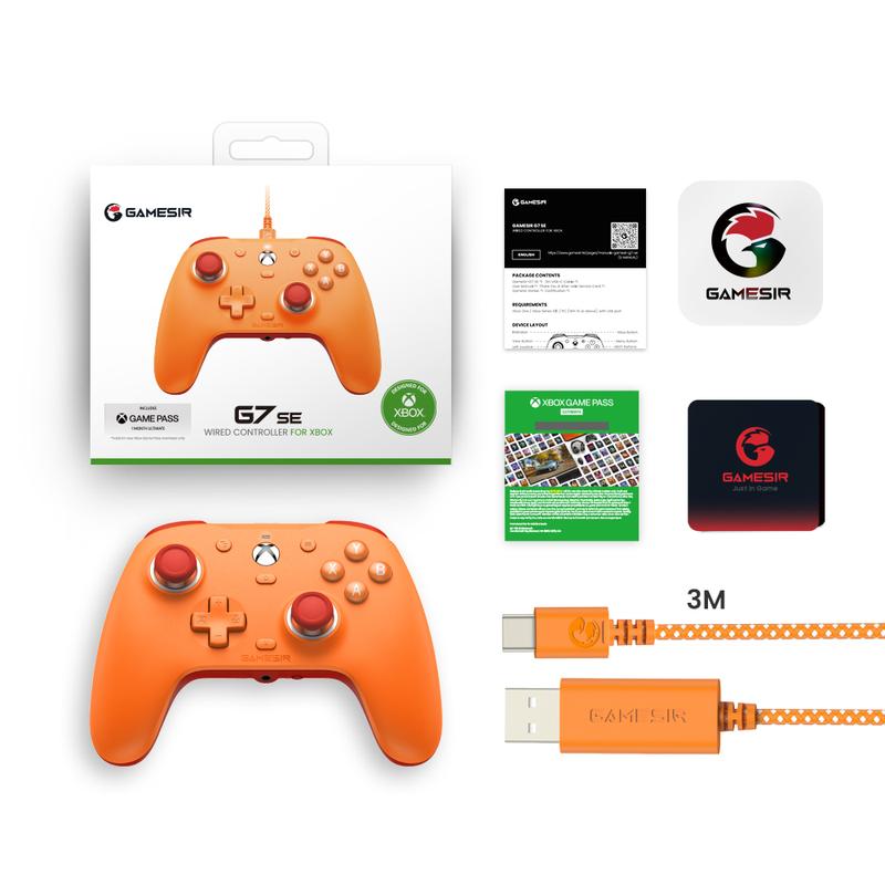 G7 SE Multi-Color Wired Controller, Precision Gamepad for Xbox Series X|S, Xbox One & Windows 10/11 with Hall Effect Joysticks